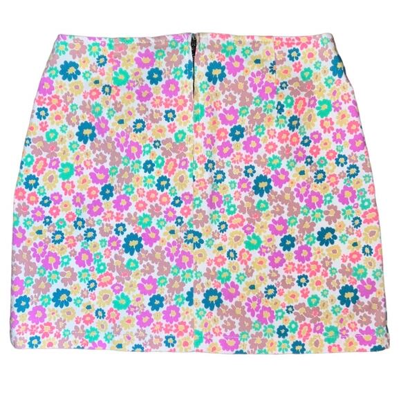 Wild Fable Spring Floral Colorful Midi Skirt Size 6 - Picture 2 of 3